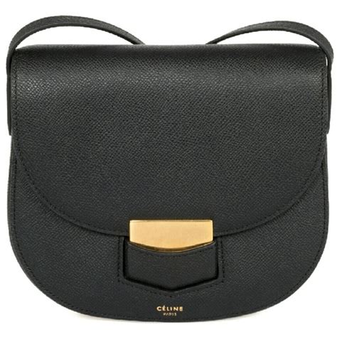 celine trotteur grained leder|CELINE Grained Calfskin Small Trotteur Black .